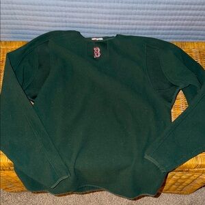 Majestic Green Boston Red Sox Fleece Pullover